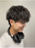 MEN’S HAIR/波巻ツイストスパイラル/フェザーパーマ/伊勢崎