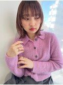 ナチュラルレイヤー/顔まわりレイヤー/ストレートヘア/小顔ヘア