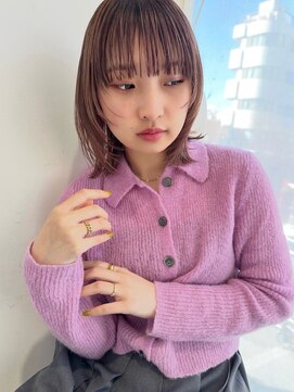 トリッカ 銀座(tricca) ナチュラルレイヤー/顔まわりレイヤー/ストレートヘア/小顔ヘア