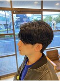 センターパート/センター分け/マッシュ/ニュアンスパーマ