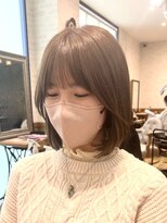 美容室ジャスミン&nbsp;顔周りカット、ボブ【hotaru】20代、30代、40代