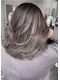 レディアル 大宮(REDEAL)の写真/白髪をファッションに♪大人女性の為のハイライトカラーでデザインも楽しめる＊[白髪ぼかしハイライト]