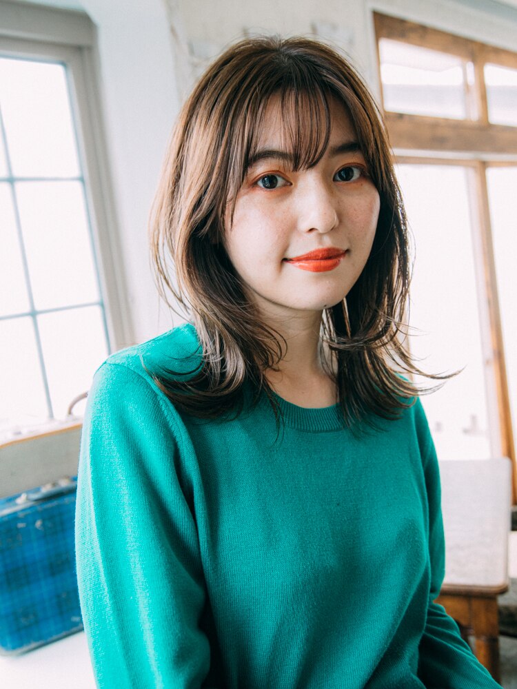 くびれミディ：L275557921｜ストローク 八街店(STROKE)のヘアスタイル