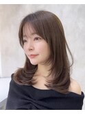 韓国レイヤー/韓国風/ボブ/髪質改善/黒髪/ブリーチなし〔池袋〕