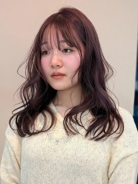 キートス 高知店(kiitos) ゆるふわレイヤー×暖色カラー 三宮