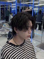 メンズヘアセンス 渋谷(MEN'S HAIR SENSE)&nbsp;ニュアンスパーマ/センターパート/メンズ/眉毛/フェザーパーマ