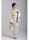 【カタログ】訪問着レンタル　着付け　ヘアセット