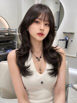 エンネ 新宿(enne)&nbsp;くびれるロングレイヤー×くすみベージュ