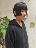 顔周りプツッとミニボブ/osumi