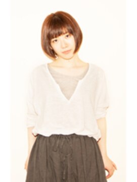 ルーシー ヘアデザインワークス(Lucy Hair Design Works) エフォートレス×切りっぱなしボブ