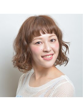 ファースト 吉祥寺(FIRST KICHIJOJI) ボブパーマ × シースルーバング 【FIRST】...