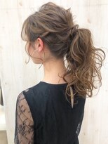 ビファインべクス(Befine becs) 【Befine京都】結婚式や二次会。サイド編み込みポニーテール★