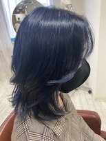 ビードロ 吉祥寺店(vi dro)&nbsp;【お客様スタイル】ネイビーカラー×ヨシンモリ