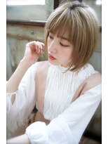 クレドガーデン 吉祥寺店(CRED GARDEN)&nbsp;くすみカラーオリーブベージュ×ナチュラルボブ/吉祥寺クレド