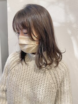 ココロクレド(COCOLO credo) 後れ毛カット くすみベージュ