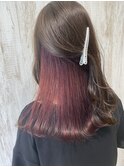 ロブ×インナーカラー