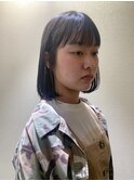 ［宿里沙也香］切りっぱなしボブで可愛く束間のあるスタイル