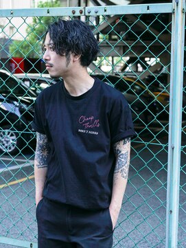 クラスコウベ 三宮店(Krass kobe) ツイストスパイラルツーブロックマッシュショート【上野　竜司】