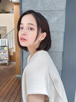 ルービックセカンド 和歌山(Rubik's 2nd)&nbsp;大人ボブスタイル　イルミナカラー　髪質改善