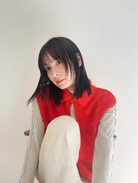 フィット ヒュー 千葉(fit hue) 黒髪/オリーブグレー/ココアベージュ/小顔/クラゲヘアー