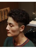 <理容室><バーバー>ナチュラルパーマ