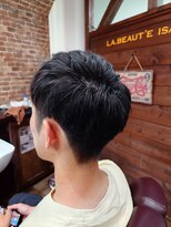 ラボーテイサミヘアーイースト(La.beaut'e ISAMI HAIR EAST) ウルフマッシュパーマハイライト〈理容室〉東浦和メンズ