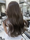韓国ヘアイメチェンハッシュカット似合わせカットレッドブラウン