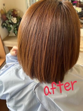 ブラウン(BROWN) 縮毛矯正