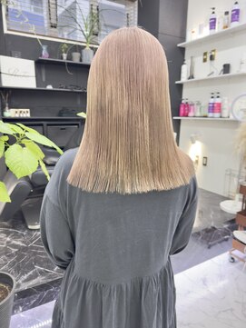 チュダック(ChuDuck) 韓国風《ミルクティー》ハイトーン/ケアブリーチ/ダブルカラー