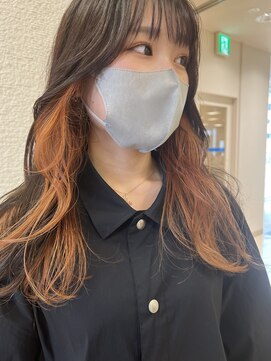 ケンジ 平塚ラスカ店(KENJE) オレンジカラー/インナーカラー