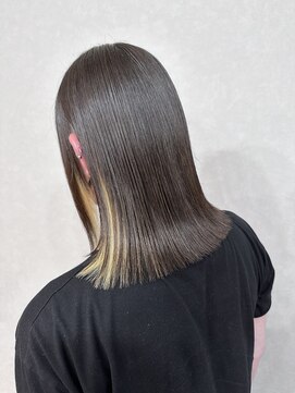 ルアナ(Luana) 切りっぱなし*ブリーチ縮毛矯正【水戸/縮毛矯正】