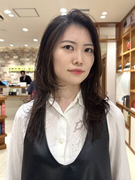 ピークアブー アヴェダ アトレ恵比寿(PEEK-A-BOO AVEDA) レイヤーカット/前髪なし/簡単スタイリング