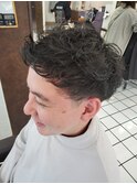 マッシュパーマ20代30代40代メンズカットツイスト