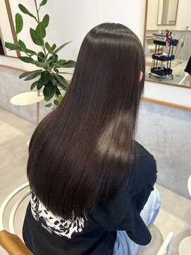 レンジヘアー(lange hair) さらつやストレート【ストレート/酸性ストレート/ブリーチなし】