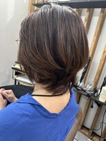 ビューティーガレージ カワゴエ(Beauty Garage Kawagoe) ちょこっとハイライトでクビレウルフ