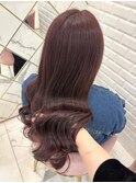 ブリーチなし艶ピンクラベンダー＊まゆ