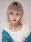 大人可愛い20代30代40代50代レイヤーボブ丸みショートボブ
