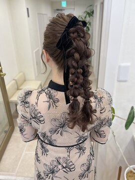 ディティカ ルーク(Dityca luk) ふわかわツイン編み下ろし【Shiraha】