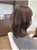 大人可愛いミディアムレイヤー