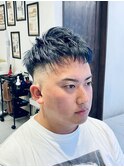 【30代 男性】ロンドンネイビーフェード（大宮/バーバー）