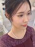【土日祝9～13：30.】お呼ばれポイントメイク＋ヘアセット  ￥8900→6900 