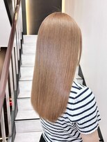 ソワバイアロマヘアー(soi by AROMA hair) ミルクティーベージュ/ニュアンスカラー/透明感/縮毛矯正/ツヤ髪
