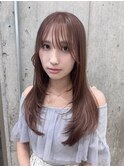 ★ブリーチカラーハイトーンカラーミルクティーベージュブリーチ