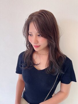 ルーブル(Louvre) 【Louvre】透け感くびれミディ/レイヤーカット/韓国風