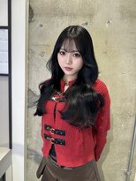 リリー(Lilley)&nbsp;【hiyori】ニットに合わせたくなる暗髪スタイル