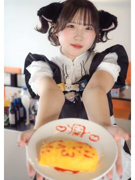 オズ 梅田店(OZ) カチューシャをしてもかわいい♪立てハーフツイン