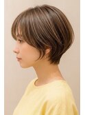 髪質改善シルキーカット/まとまる小顔ハンサムショート