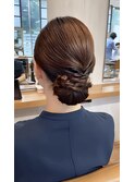 綺麗めフォーマルなヘアセット!