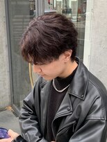アウラ(AURA) 盛岡/ピンクブラウン/メンズカット