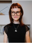  &nbsp;&nbsp;&nbsp;ショートバングで魅せるマッシュウルフ